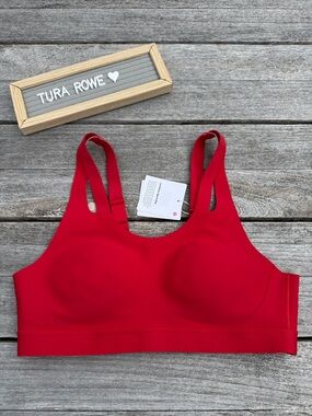 Lululemon Levitation Sports Bra Oxford Red 36B NWT High Support Adjustable